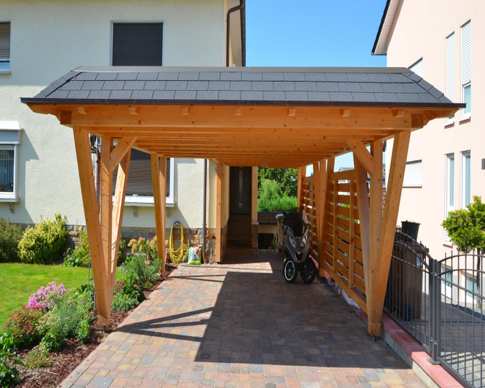 Carport en bois